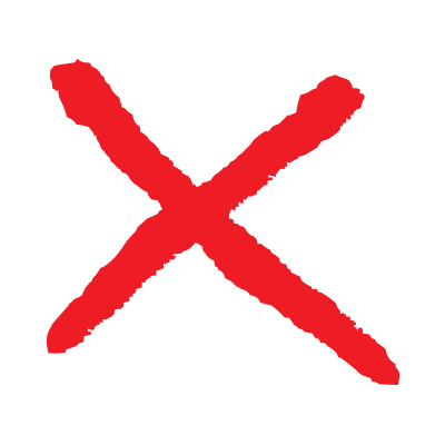 ikona krížiku naznačujúca chýbajúci obsah